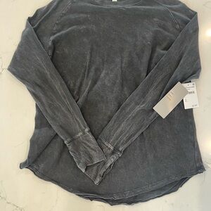 Strom Charcoal Long Sleeve Top